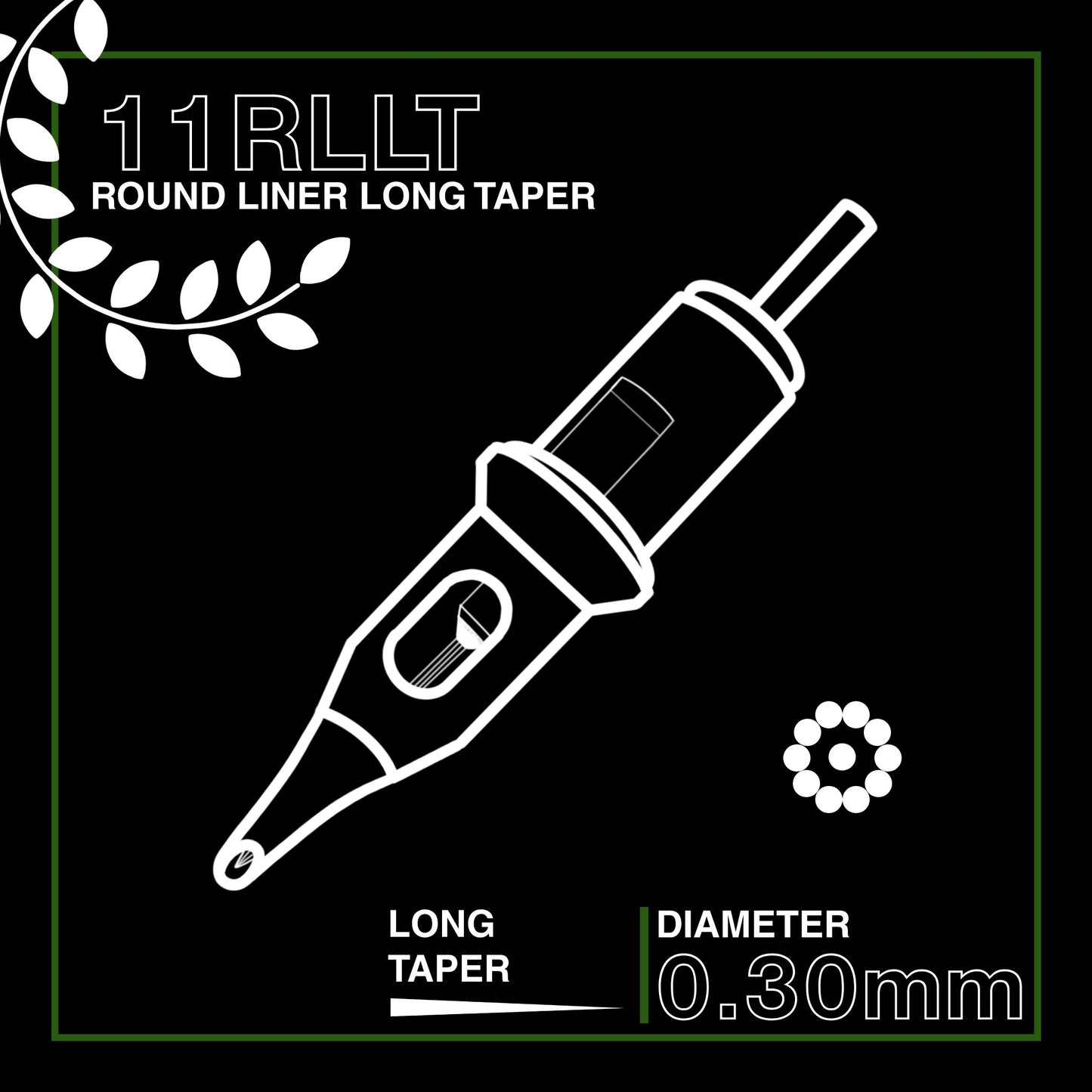 MM Round Liner Long Taper