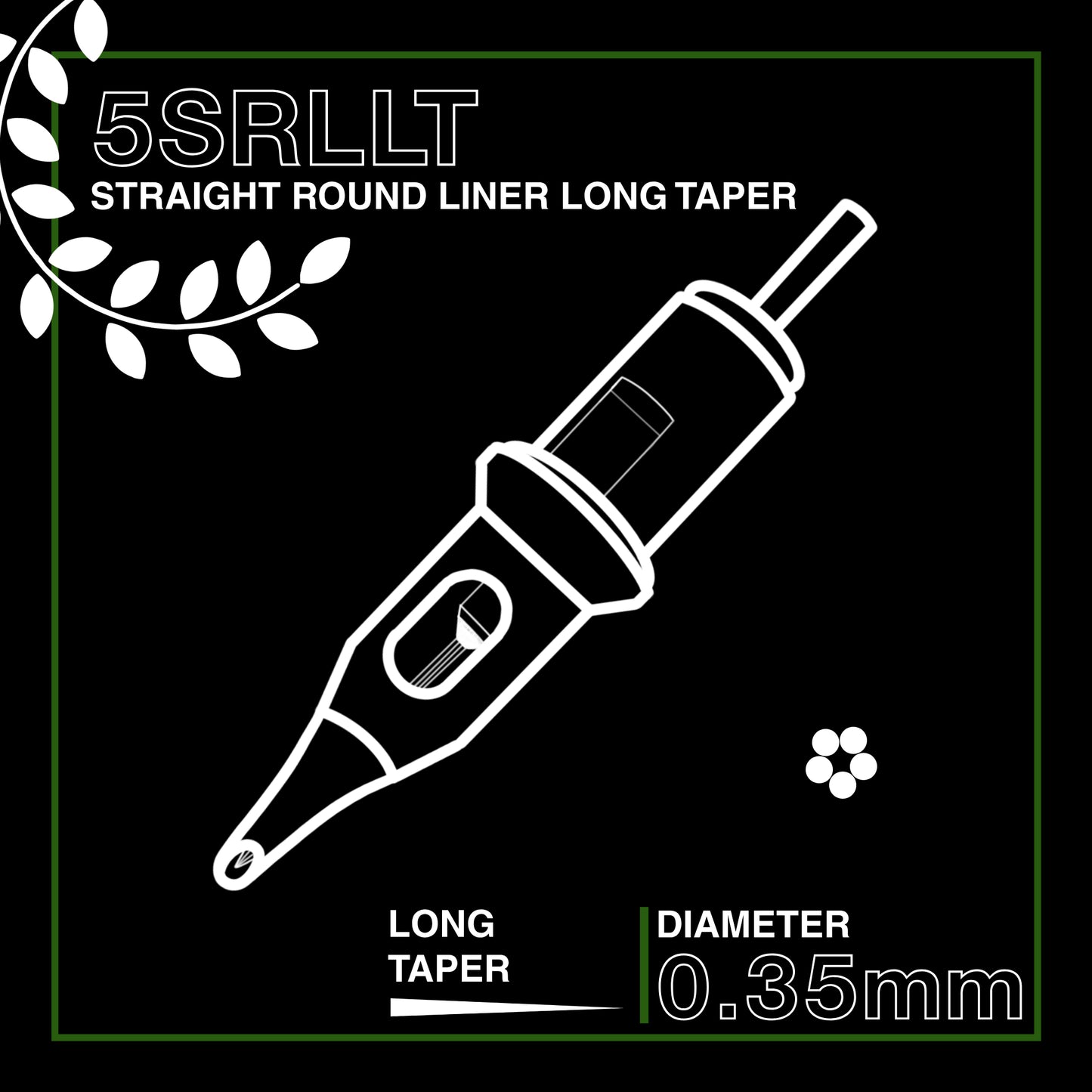 MM Straight Round Liner Long Taper
