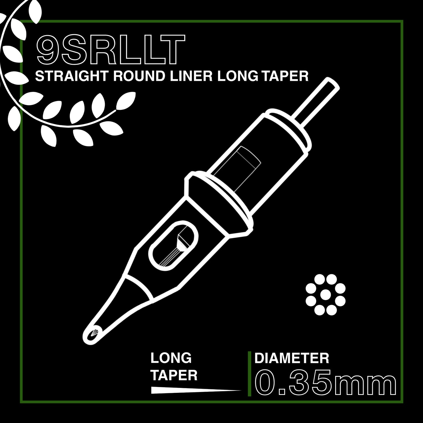MM Straight Round Liner Long Taper