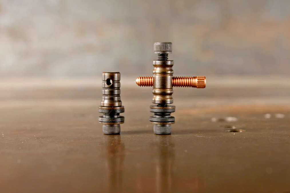 Workhorse Irons, Antique Brass Binding Post Set