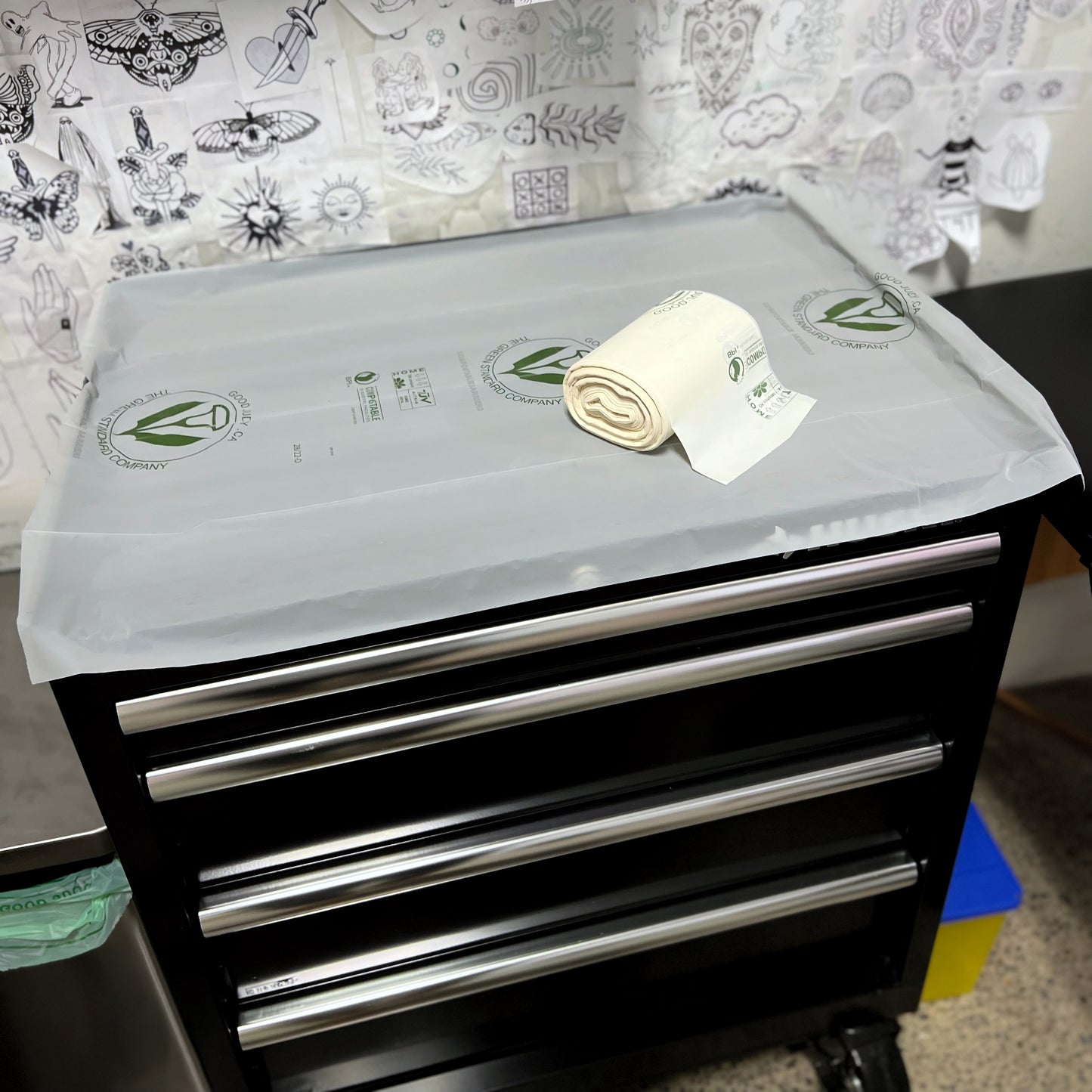 compostable station covers