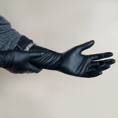 Long cuff Biodegradable Nitrile Gloves (50 per box)