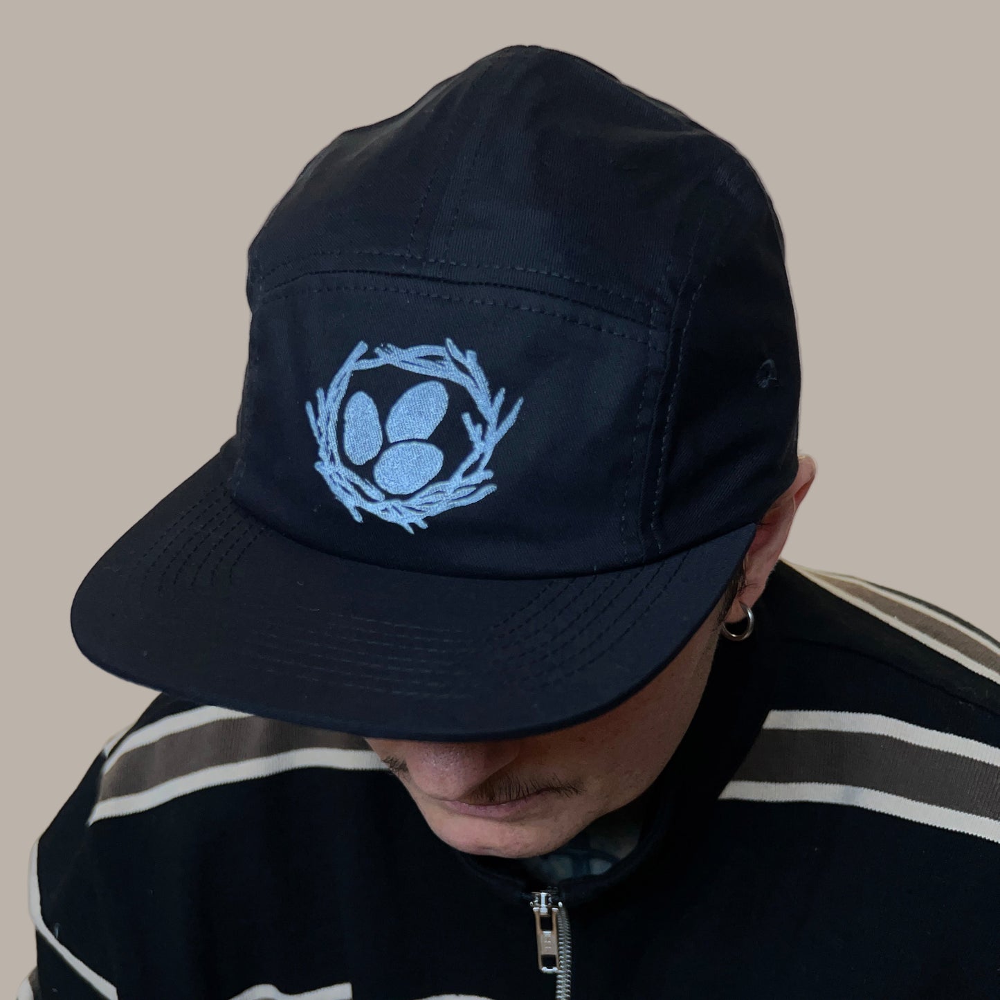 Lino Block Printed Cap