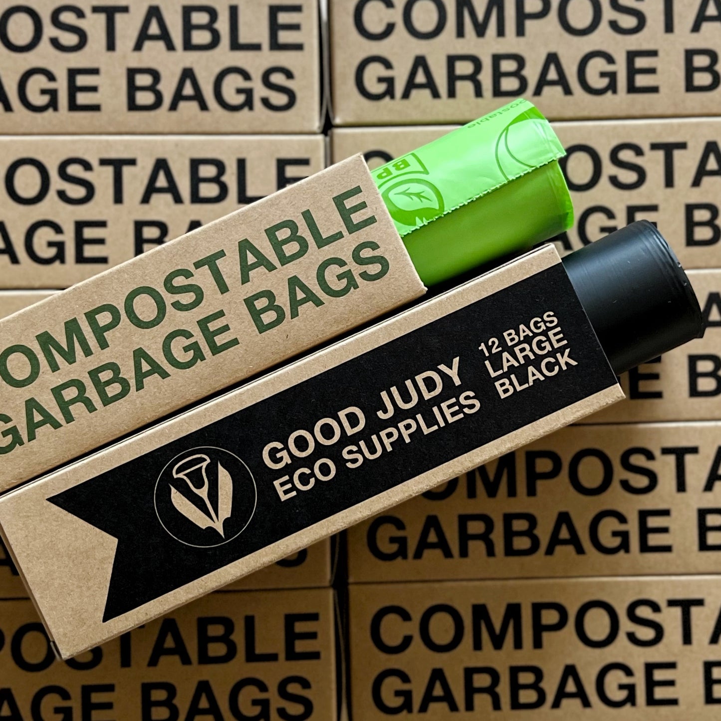 compostable garbage bags (large)