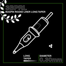 Load image into Gallery viewer, BugPin Round Liner Long Taper