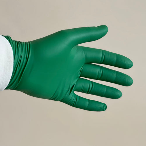 Green Biodegradable Nitrile Gloves